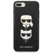 Karl Lagerfeld Saffiano Karl&Choupette Head case for iPhone 7 Plus / iPhone 8 Plus - black - Cell phone cases