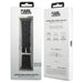Karl Lagerfeld Saffiano Monogram strap for Apple Watch 38/40/41mm - black - Other cell phone equipment<<<HurtelXML