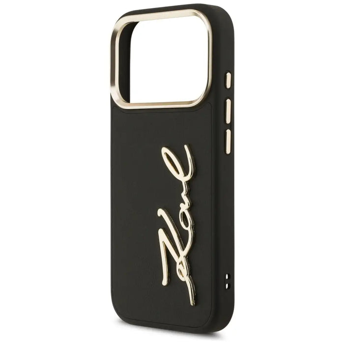 Karl Lagerfeld Karl Script Logo Case for iPhone 17 Pro - Black - Cell phone cases and covers<<<HurtelXML