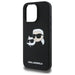 Karl Lagerfeld Silicone Case Heads Print MagSafe for iPhone 16 Pro Max - Black - Cell phone cases and covers<<<HurtelXML