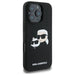 Karl Lagerfeld Silicone Case Heads Print MagSafe for iPhone 16 Pro Max - Black - Cell phone cases and covers<<<HurtelXML