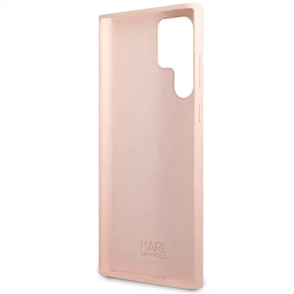 Karl Lagerfeld Silicone Choupette case for Samsung Galaxy S24 Ultra - pink - Cell phone cases and covers<<<HurtelXML