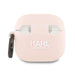 Karl Lagerfeld Silicone Choupette Head 3D Case for AirPods 4 - Pink - Cell phone cases and covers<<<HurtelXML
