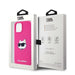 Karl Lagerfeld Silicone Choupette Head MagSafe case for iPhone 15 / 14 / 13 - pink - Cell phone cases