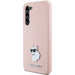 Karl Lagerfeld Silicone Choupette Metal Pin case for Samsung Galaxy S23 - pink - Cell phone cases and covers<<<HurtelXML