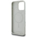 Karl Lagerfeld Silicone Double Heads And Circle MagSafe case for iPhone 16 Pro Max beige - Cell phone cases