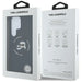 Karl Lagerfeld Silicone Double Heads And Circle MagSafe Samsung Galaxy S25 Ultra case black - Cell phone cases