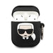Karl Lagerfeld Silicone Ikonik Case for AirPods 1/2 - Black - Cell phone cases and covers<<<HurtelXML
