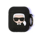 Karl Lagerfeld Silicone Ikonik Case for AirPods 1/2 - Black - Cell phone cases and covers<<<HurtelXML