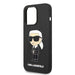 Karl Lagerfeld Silicone Ikonik case for iPhone 14 Pro Max - black - Cell phone cases and covers<<<HurtelXML