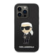 Karl Lagerfeld Silicone Ikonik case for iPhone 14 Pro Max - black - Cell phone cases and covers<<<HurtelXML
