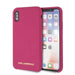 Karl Lagerfeld Silicone iPhone X/Xs Hardcase - Fuchsia - Cell phone cases and covers<<<HurtelXML