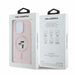 Karl Lagerfeld Silicone Karl&Choupette Heads MagSafe Case for iPhone 16 Pro Max - Pink - Cell phone cases