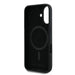 Karl Lagerfeld Silicone Karl&Choupette Heads Ring MagSafe Case for iPhone 16 Plus - Black - Cell phone cases