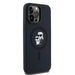 Karl Lagerfeld Silicone Karl&Choupette MagSafe case for iPhone 14 Pro Max - black - Cell phone cases