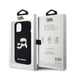 Karl Lagerfeld Silicone Karl&Choupette MagSafe case for iPhone 15 / 14 / 13 - black - Cell phone cases