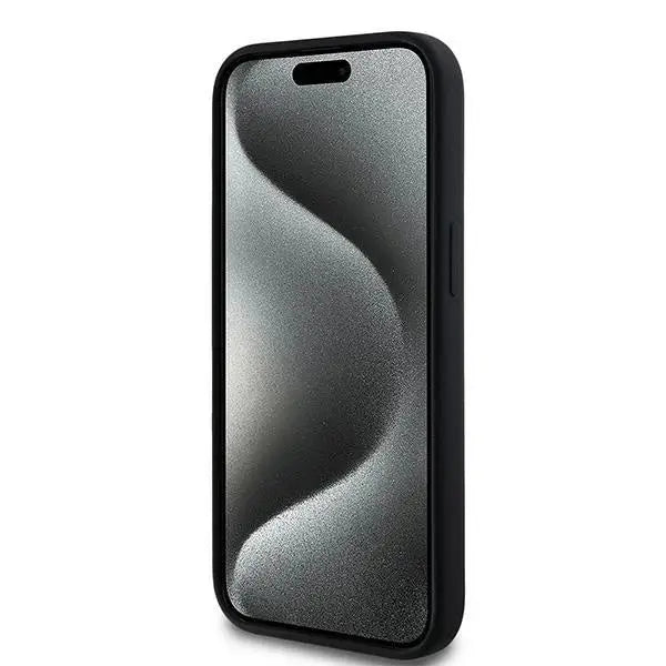 Karl Lagerfeld Silicone Karl&Choupette MagSafe case for iPhone 15 / 14 / 13 - black - Cell phone cases