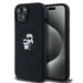 Karl Lagerfeld Silicone Karl&Choupette MagSafe case for iPhone 15 / 14 / 13 - black - Cell phone cases