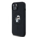 Karl Lagerfeld Silicone Karl&Choupette MagSafe case for iPhone 15 / 14 / 13 - black - Cell phone cases
