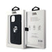 Karl Lagerfeld Silicone Karl&Choupette MagSafe case for iPhone 15 / 14 / 13 - black - Cell phone cases