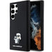 Karl Lagerfeld Silicone Karl&Choupette Metal Pin case for Samsung Galaxy S23 Ultra - black - Cell phone cases