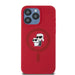 Karl Lagerfeld Silicone Karl&Choupette Ring MagSafe case for iPhone 15 Pro Max - red - Cell phone cases