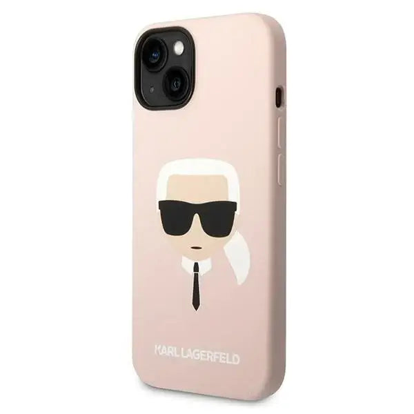 Karl Lagerfeld Silicone Karl`s Head Case for iPhone 14 / 15 / 13 6.1’’ - pink - Cell phone cases and covers<<<HurtelXML