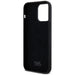 Karl Lagerfeld Silicone Metal Script Logo Case for iPhone 14 Pro Max Black - Cell phone cases and covers<<<HurtelXML