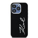 Karl Lagerfeld Silicone Metal Script Logo iPhone 15 Pro Max Case - Black - Cell phone cases and covers<<<HurtelXML
