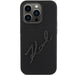 Karl Lagerfeld Silicone Karl Script case for iPhone 15 Pro - black - Cell phone cases and covers<<<HurtelXML