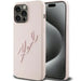 Karl Lagerfeld Silicone Karl Script case for iPhone 15 Pro Max - pink - Cell phone cases and covers<<<HurtelXML