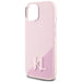 Karl Lagerfeld Silicone Shadow Metal Initial MagSafe iPhone 15 Case Pink - Cell phone cases and covers<<<HurtelXML