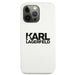 Karl Lagerfeld Silicone Stack Logo Case for iPhone 13 Pro / 13 6.1’’ - White - Cell phone cases and covers<<<HurtelXML