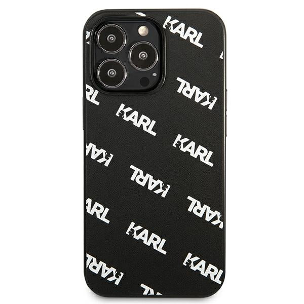 Karl Lagerfeld Allover Case for iPhone 13 Pro / iPhone 13 - Black