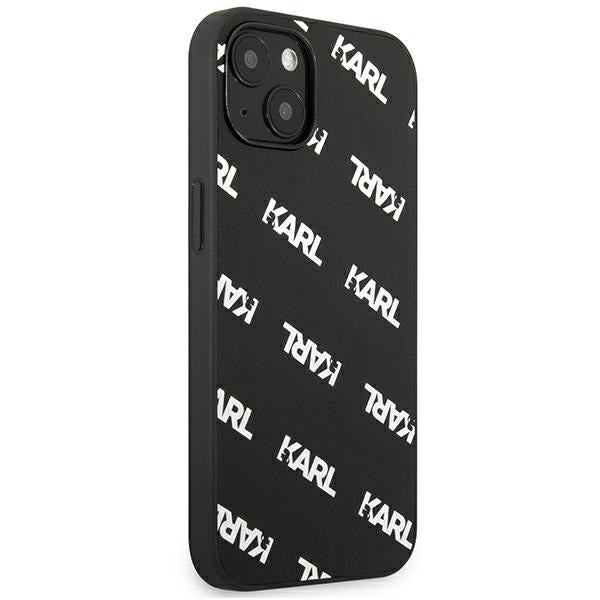 Karl Lagerfeld Allover Case for iPhone 13 mini - Black