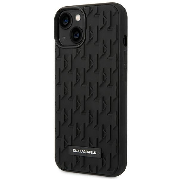 Karl Lagerfeld 3D Monogram Case for iPhone 14 Plus - Black