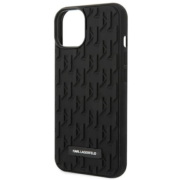 Karl Lagerfeld 3D Monogram Case for iPhone 14 Plus - Black