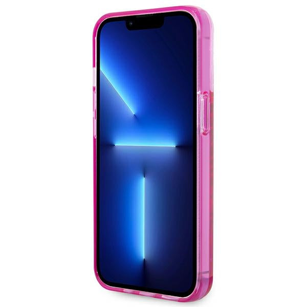 Karl Lagerfeld Liquid Glitter Elong Case for iPhone 14 Pro - Pink