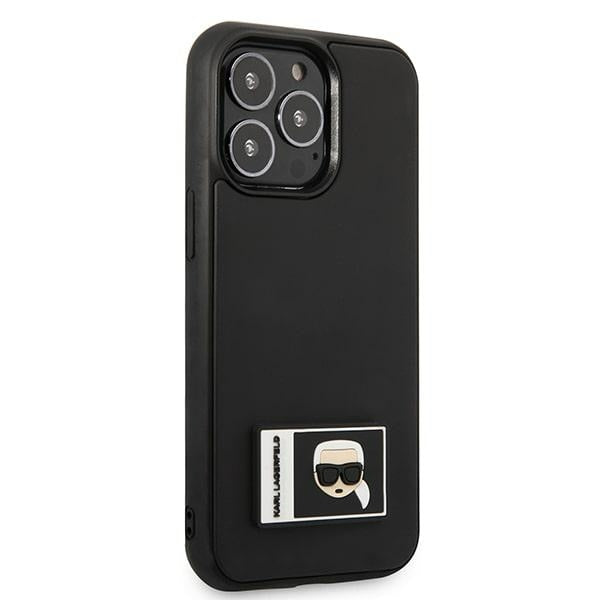 Karl Lagerfeld Ikonik Patch Case for iPhone 13 Pro / iPhone 13 - Black