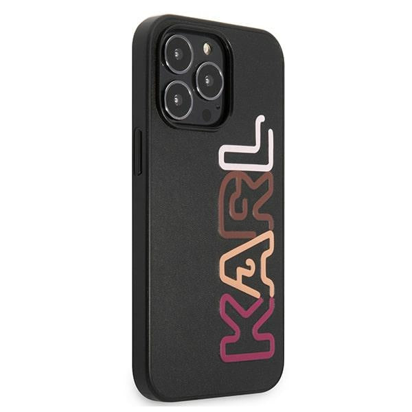 Karl Lagerfeld Multipink Brand Case for iPhone 13 Pro / iPhone 13 - Black