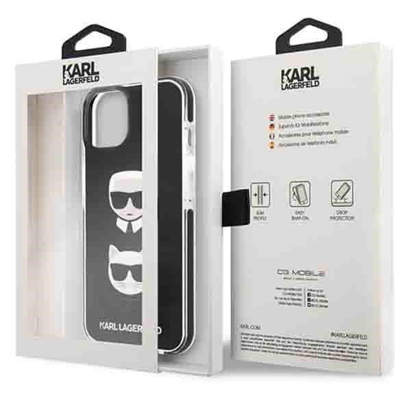 Karl Lagerfeld Karl&Choupette Head Case for iPhone 13 - Black