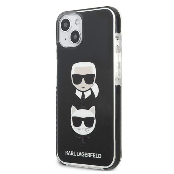 Karl Lagerfeld Karl&amp;Choupette Head Case for iPhone 13 - Black