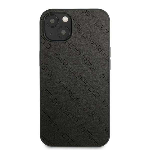 Karl Lagerfeld KLHCP13SPTLK iPhone 13 mini 5,4 &quot;hardcase black / black Perforated Allover