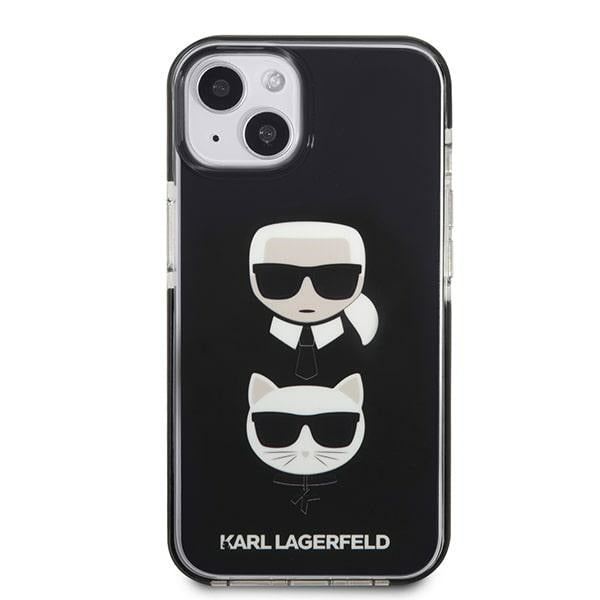 Karl Lagerfeld KLHCP13STPE2TK iPhone 13 mini 5,4 "hardcase black / black Karl &amp; Choupette Head