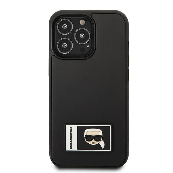 Karl Lagerfeld Ikonik Patch Case for iPhone 13 Pro Max - Black