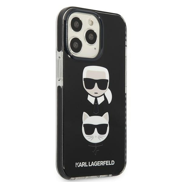 Karl Lagerfeld Karl&amp;Choupette Head Case for iPhone 13 Pro Max - Black