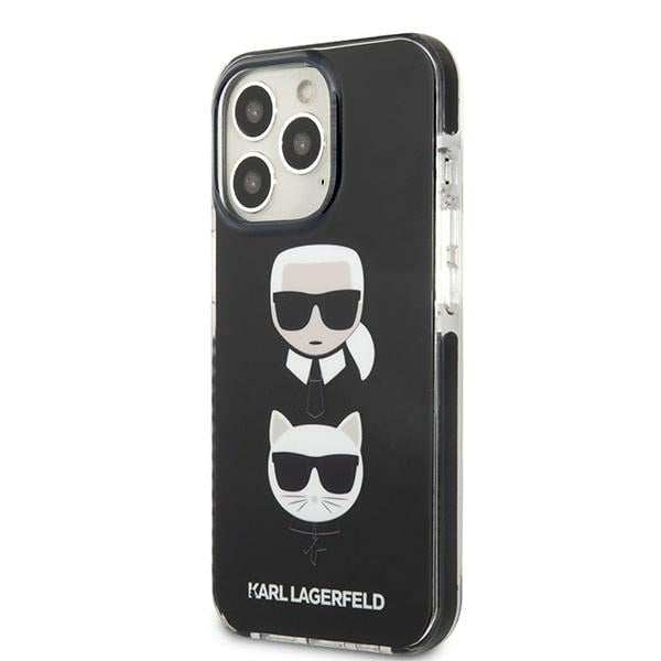 Karl Lagerfeld Karl&amp;Choupette Head Case for iPhone 13 Pro Max - Black