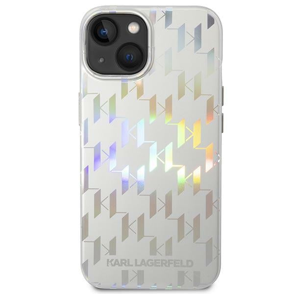 Karl Lagerfeld KLHCP14MLGMMSV3 iPhone 14 Plus 6.7 "hardcase silver / silver Monogram Iridescent