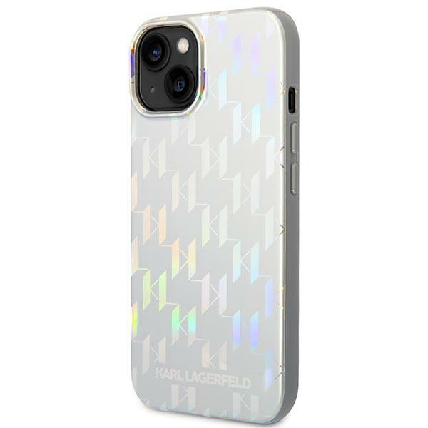 Karl Lagerfeld KLHCP14MLGMMSV3 iPhone 14 Plus 6.7 "hardcase silver / silver Monogram Iridescent