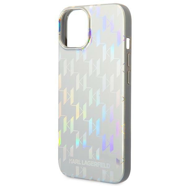 Karl Lagerfeld KLHCP14MLGMMSV3 iPhone 14 Plus 6.7 "hardcase silver / silver Monogram Iridescent
